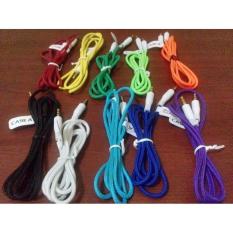 Kabel Audio Aux Jaring 1 Meter- 3.5Mm Male To Male - Caska - A6997A