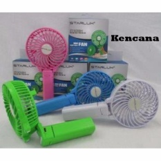 kipas lipat- (Random) Portable Mini Fan Rechargeable: Kipas Angin Pendingin Recharge Cas Kecil Terbaru
