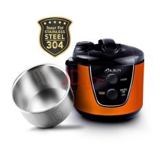 KIRIN KRC 389 Rice Cooker 2 liter Panci Luar Dalam Stenlies - ORANGE
