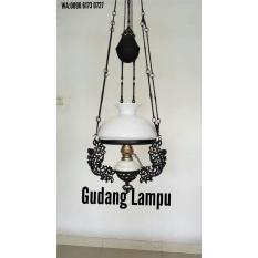 Lampu Gantung Klasik Antik Kerek R-28 Hitam - Ea9d35