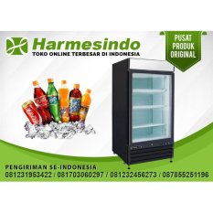 LEMARI PENDINGIN UD-200L KULKAS GLASS DOOR FREEZER BOX Tempat Penyimpan Minuman Supermarket Showcase Minimarket