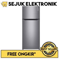 LG GN-C272SLCN Lemari Es / Kulkas 2 Pintu Door Cooling+™ - 272 Liter - Platinum Silver (JADETABEK ONLY)