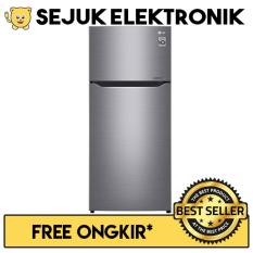 LG GN-C372SLCN Lemari Es / Kulkas 2 Pintu Door Cooling+™ - 333 Liter - Platinum Silver (JADETABEK ONLY)