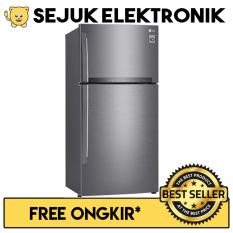 LG GN-H432HLHN Lemari Es / Kulkas 2 Pintu Inverter Linear Compressor - 437 Liter (JADETABEK ONLY)