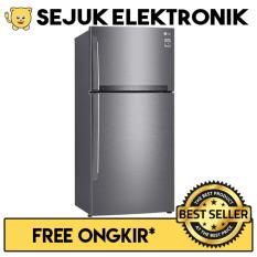 LG GN-H602HLHU Lemari Es / Kulkas 2 Pintu Inverter Linear Compressor - 516 Liter (JADETABEK ONLY)