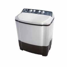 LG Mesin Cuci Twin Tube 8 KG - P800N - Putih Hitam - Khusus Jabodetabek