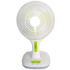 Luby Kipas Angin + Lampu Emergency Rechargeable L688 ( Baterai / AC / DC input Multifungsi )