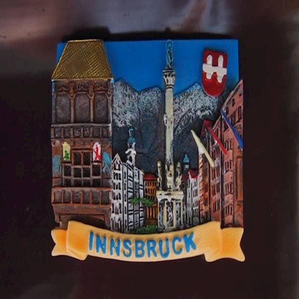 Magnet kulkas Innsbruck souvenir negara Austria