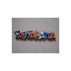 Magnet / tempelan kulkas huruf Yogyakarta rubber - souvenir Indonesia