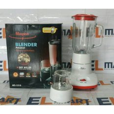 Maspion Blender Gelas Kaca 1L - MT1215 - Merah