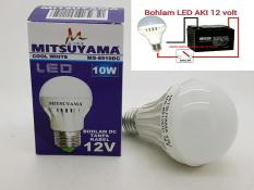 Merk MITSUYAMA 10W E27 LAMPU LED 12V DC LED ( LAMPU SOLAR CELL )