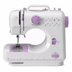 Mesin Jahit Portable FHSM 505 A- 12 Pola Jahitan Mini Sewing + Lampu