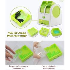 Mini AC Aroma (Dual Flow,dilengkapi kabel colokan USB & mutiara aroma)
