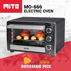 MITO MO-666 Oven Listrik Kapasitas 19 Liter - Hitam
