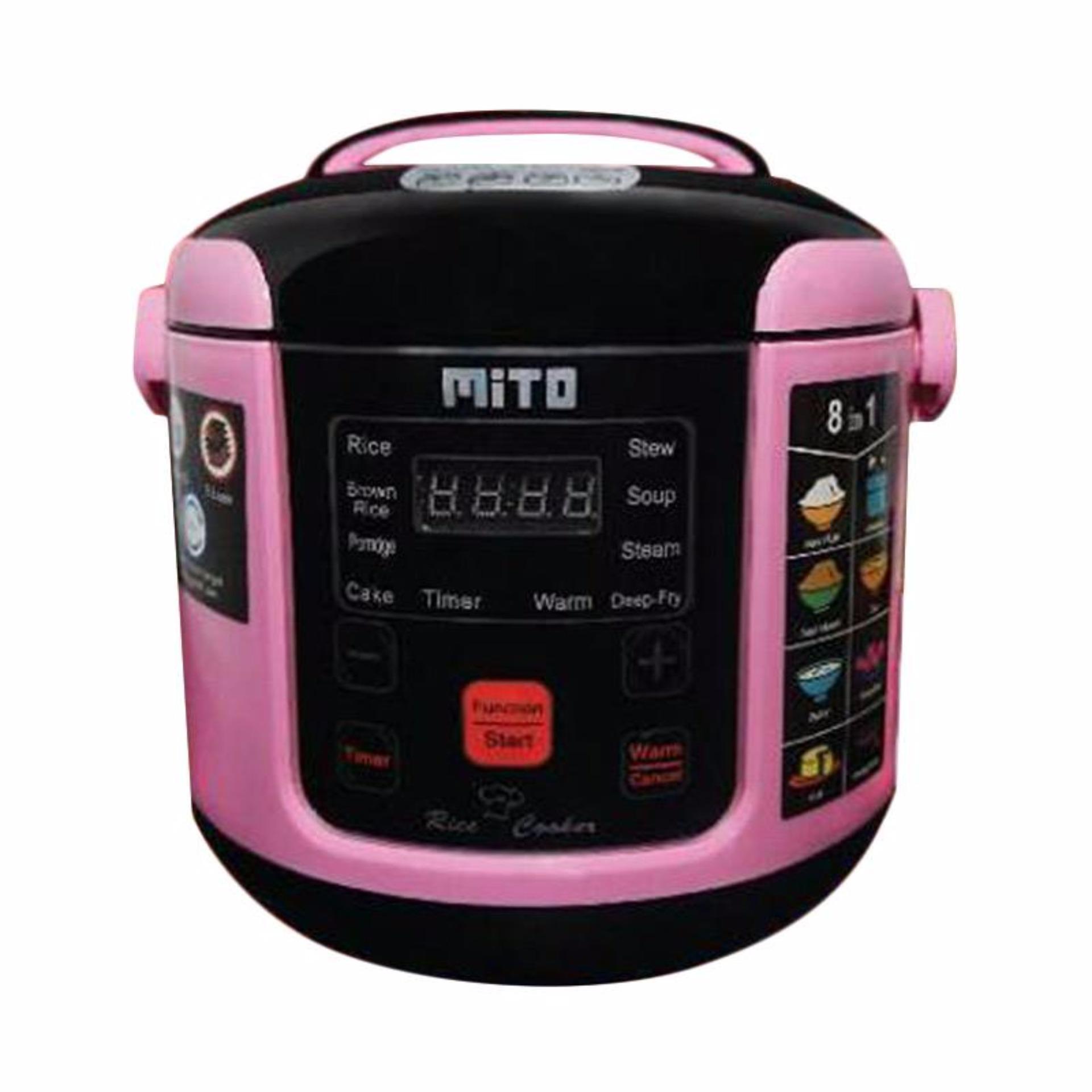 Mito R1 8in1 Digital Rice Cooker - Hitam [1 L]