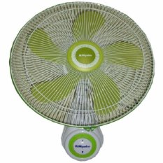 Miyako KAW-1662 Wall Fan - Putih/Hijau - Gratis Pengiriman Surabaya, Mojokerto, Kediri, Madiun, Jogja, Denpasar