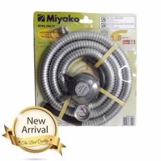 Miyako Paket Selang Regulator Gas RMS-206M - Silver