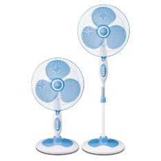Miyako Stand Fan 16inch 2in1 KAS1618KB - Biru - Gratis Pengiriman Surabaya, Mojokerto, Kediri, Madiun, Jogja, Denpasar