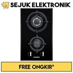 Modena BH1325L Crista Kompor Tanam Gas / Built - in Hob 2 Tungku - HITAM (JADETABEK ONLY)