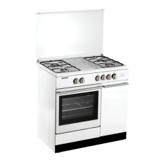 Modena FC7943W Kompor Oven freestanding 4 Tungku - Putih - Khusus Jabodetabek