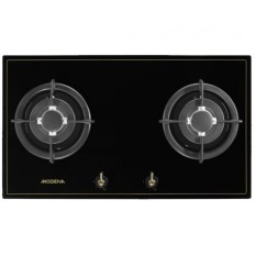 Modena Kompor Gas Tanam 2 Tungku - BH 2725 - 70cm - Kaca Hitam