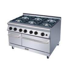Modena Profesional - GR 7060 GO - Burner Gas Range with Oven - 6 Burner 105cm - NG / LPG