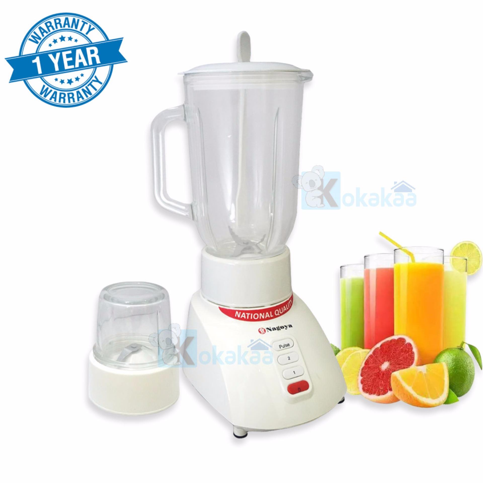 Nagoya Blender Glass Jar NGY-T1GN Bahan Kaca Low Watt with Grinder