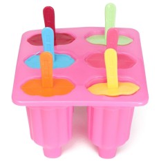 BARU 6 X ICE LOLLY ES Lilin KRIM MUSIM PANAS PEMBUAT DIY HUICE POPSICLE CETAKAN INGGRIS-Internasional