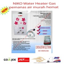 Niko Gas Water Heater pemanas Air NK 6L - WHITE -Promo
