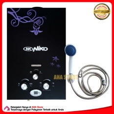 Niko Gas Water Heater Pemanas Air NK6LD -Hitam