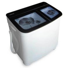 OBRAL PROMO DENPOO DW-1309 PLATINUM MESIN CUCI TWIN TUB 13KG DIAMOND DRUM