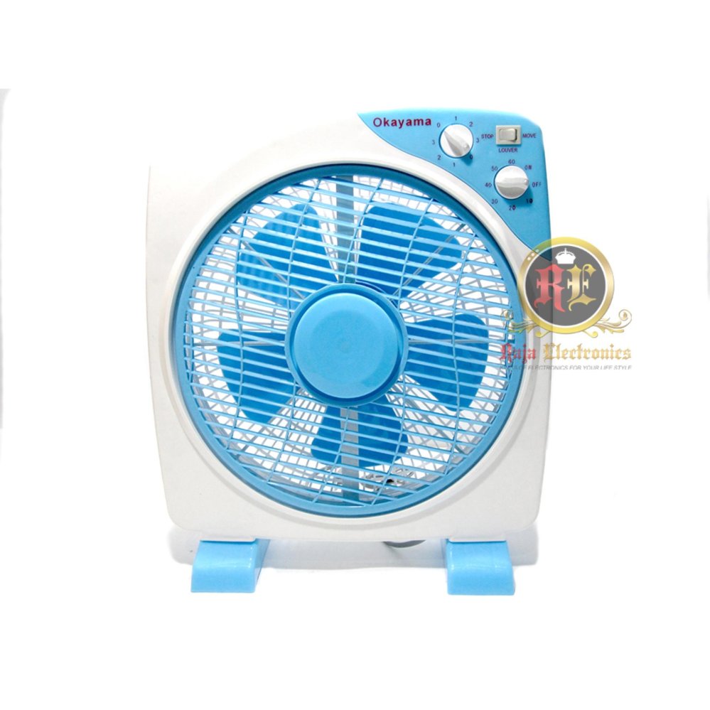 Okayamna Kipas Angin Meja Kotak Box fan OK 077 12 inch Okayamna Kipas Angin Meja Kotak Box fan OK 077 12 inch