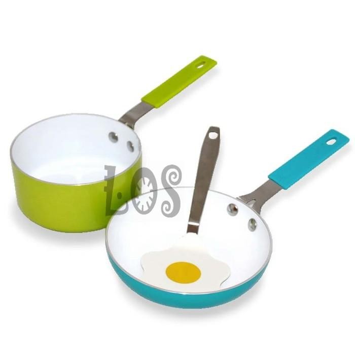 Oxone 3Pc Mini Fry Pan Set + Spatula (OX-81) Oxone 3Pc Mini Fry Pan Set + Spatula (OX-81)