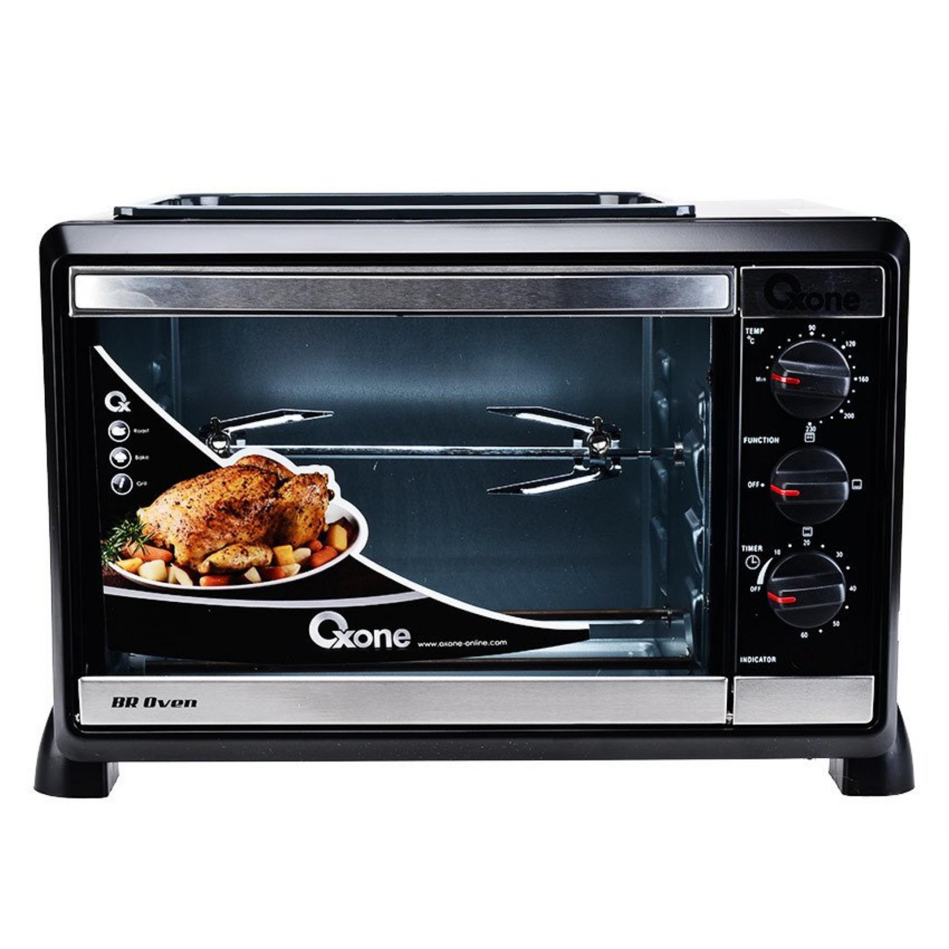Oxone OX-858BR 4in1 Oven BBQ & Rottiseries Pick - Hitam