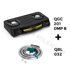Paket Kompor Gas Qgc 201 Dmpb Dan Selang Regulator Gas Qrl 032 Quantum - 5C99ad