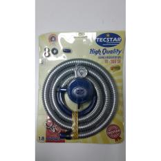 PAKET SELANG GAS STAINLESS + AUTOMATIC REGULATOR TECSTAR SNI GARANSI
