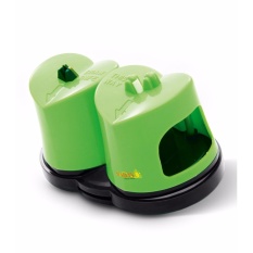 PENGASAH ASAHAN PISAU, KNIFE SHARPENER PISAU DOUBLE - HIJAU