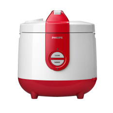 Philips HD 3118/32 Magic Com Rice Cooker - Penanak Nasi - Kap 2 Liter - Merah