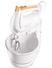 Philips HR1538-83 Mixer Berdiri - Putih-Oranye - Gratis Pengiriman Surabaya, Mojokerto, Kediri, Madiun, Jogja, Denpasar
