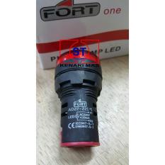 Pilot Lamp / Lamp Indikator Panel 22Mm 220Volt Ac Merah / Red / R Led - 9C3ec3