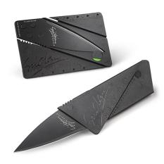 Pisau Kartu :Cardsharp Credit Card Folding Safety Knife Blade Survival