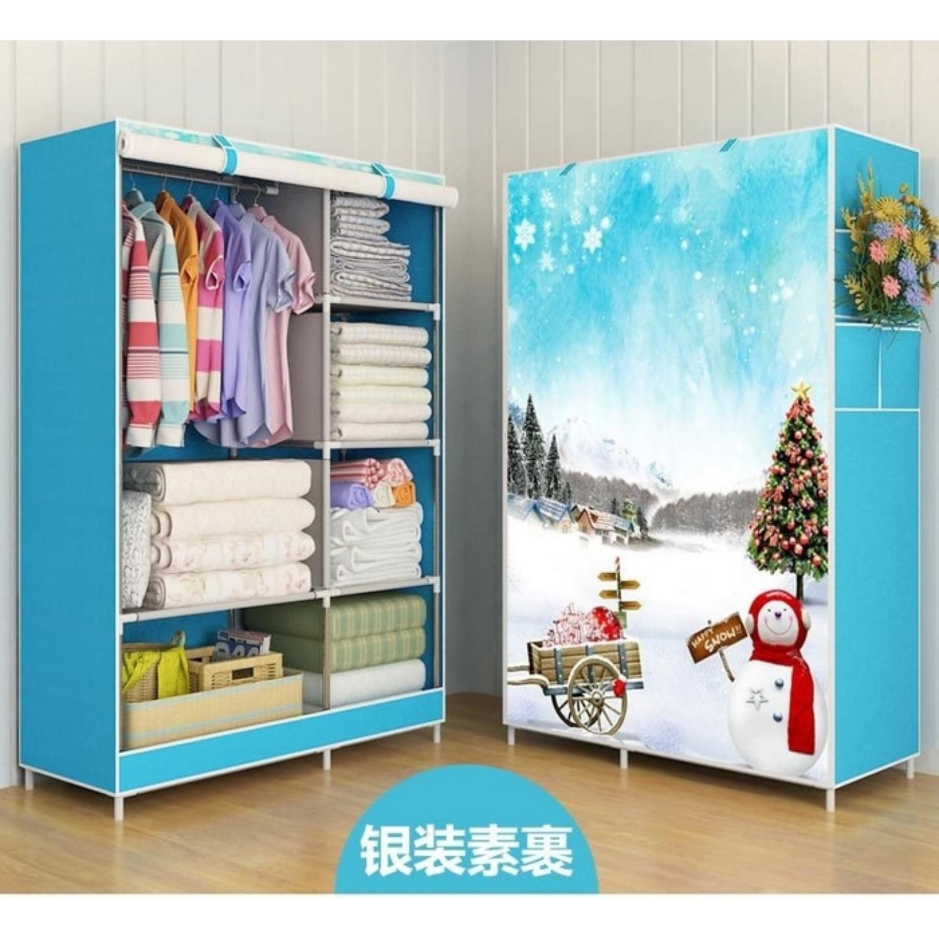  POHON NATAL Multifunction Wardrobe / Lemari Pakaian A417