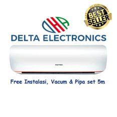 Polytron PAC-05VX AC Nueva Ice 1/2PK + Instalasi + Vacum + Pipa Set(Pipa 5Mtr,Braket,Kabel,Duct Tape Lem)