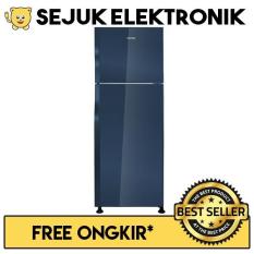 Polytron PRM28QB BELLEZA 3 Lemari Es / Kulkas 2 Pintu 240 Liter - Dark Blue (KHUSUS JADETABEK ONLY)