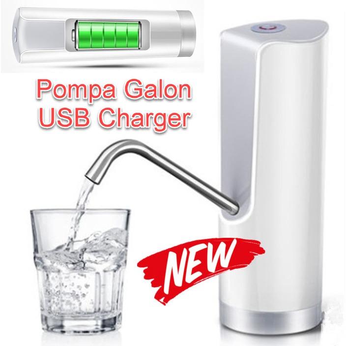 Pompa Galon Elektrik USB Charger Baterai Bisa di Charge Kayak HP