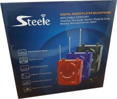 Portable Audio Waist Band Steele Microphone / digital radio player mic