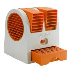 Prime Mini AC Perfume Turbine Fan Double Blower - Orange