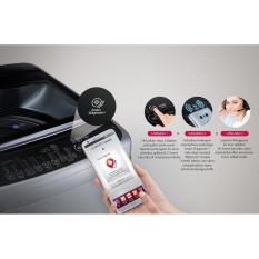 PROMO LG T2108VSAM SMART INVERTER 200WATT MESIN CUCI TOP LOADING 8 KG TURBO DRUM