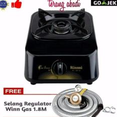 Rinnai Kompor Gas 1 Tungku RI301S+selang regulator winn gas