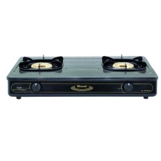 Rinnai Kompor Gas 2 Tungku RI602BGX - Hitam